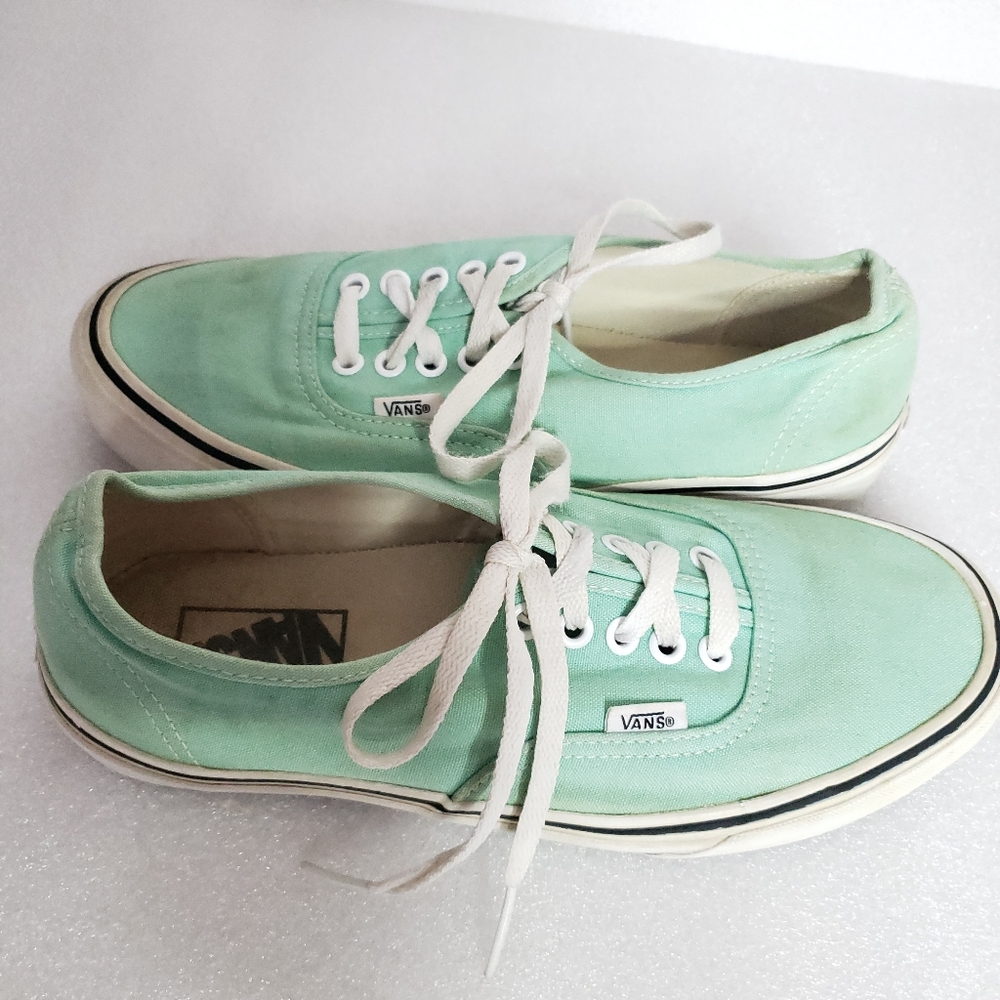 Vans Mint Sneakers Unisex Men 7.5 Women 9 - Picture 2 of 13